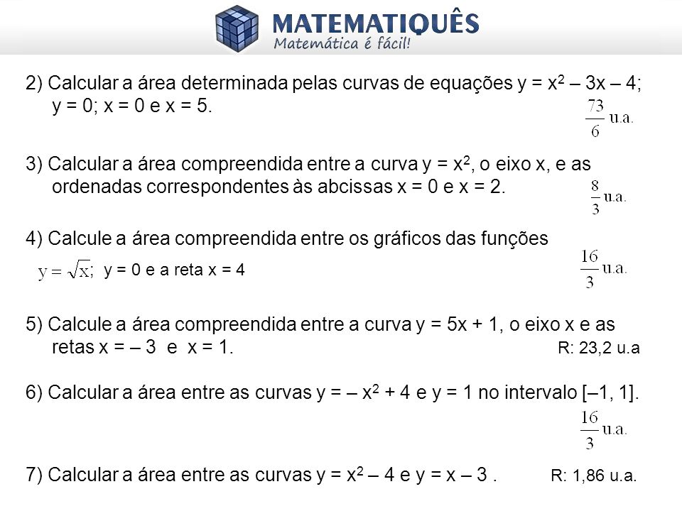 encontre a area da regiao limitada pelas curvas x 1 2