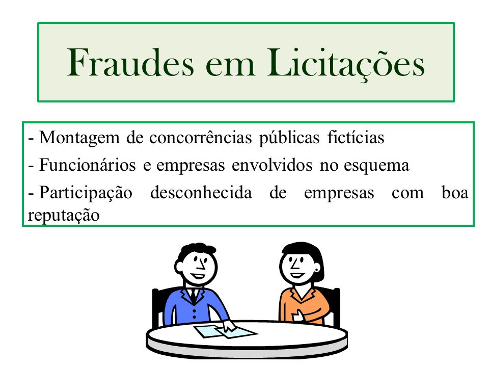 Resultado de imagem para foto fraudador de licitaçao