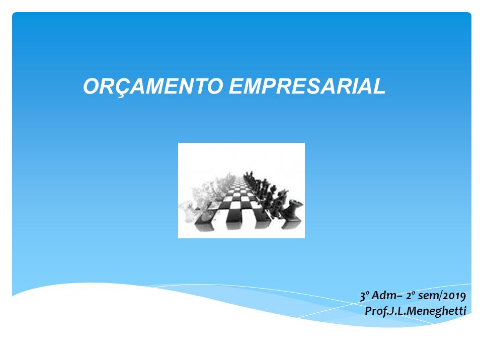 Or Amento Empresarial Adm Sem Prof J L Meneghetti Ppt