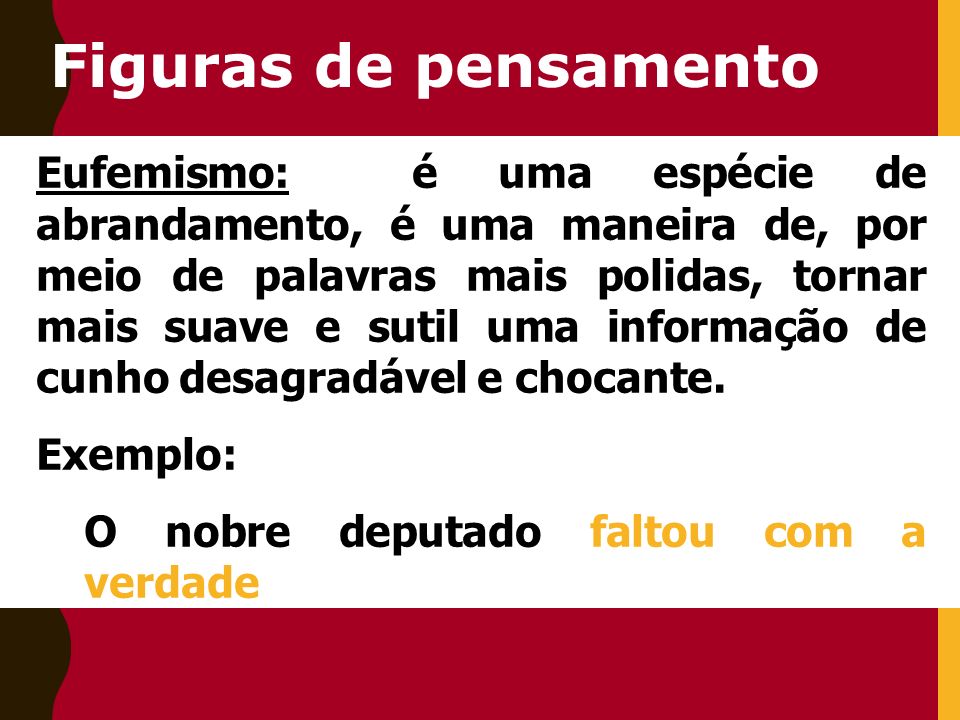 Figuras De Pensamento Ant Tese A Aproxima O De Palavras Ou