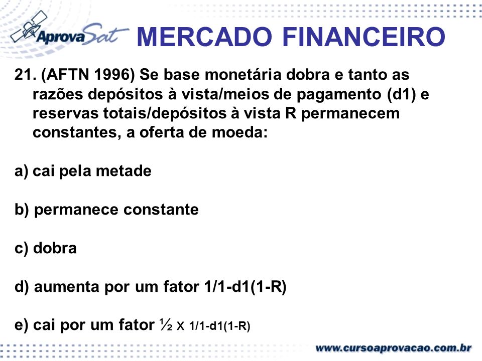 MERCADO FINANCEIRO 21.