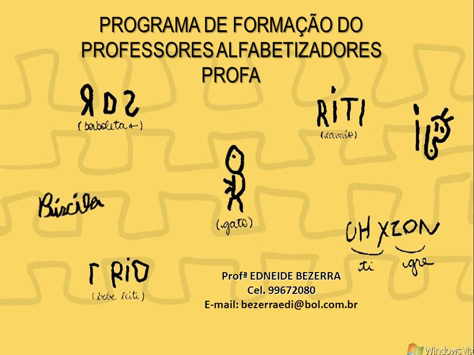 Resultado de imagem para Programa de Formação de Professores Alfabetizadores