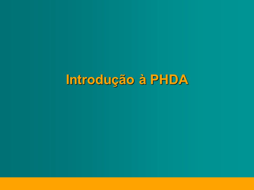 Introdução à PHDA