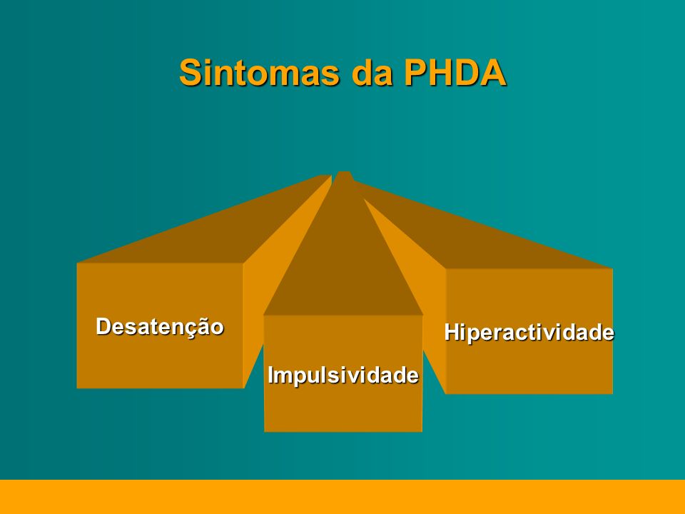 Desatenção Hiperactividade Impulsividade Sintomas da PHDA