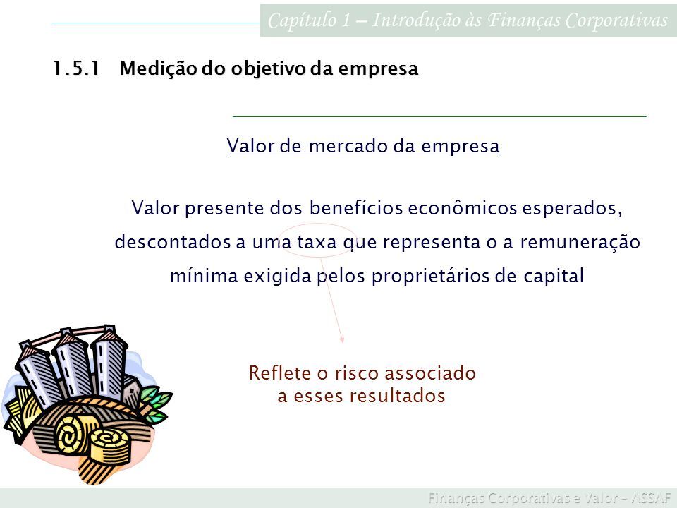 Capítulo 1 Introdução às Finanças Corporativas Slides para aula