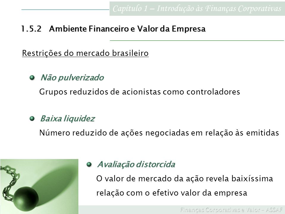 Capítulo 1 Introdução às Finanças Corporativas Slides para aula