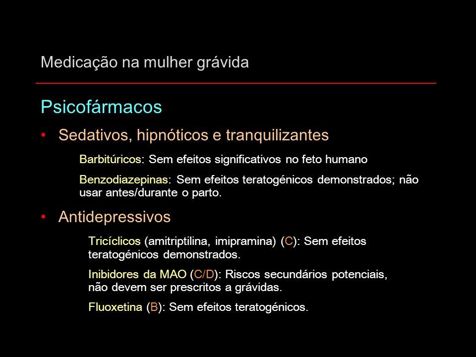 Teratogénese Noções básicas medicação na grávida FML Licenciatura em