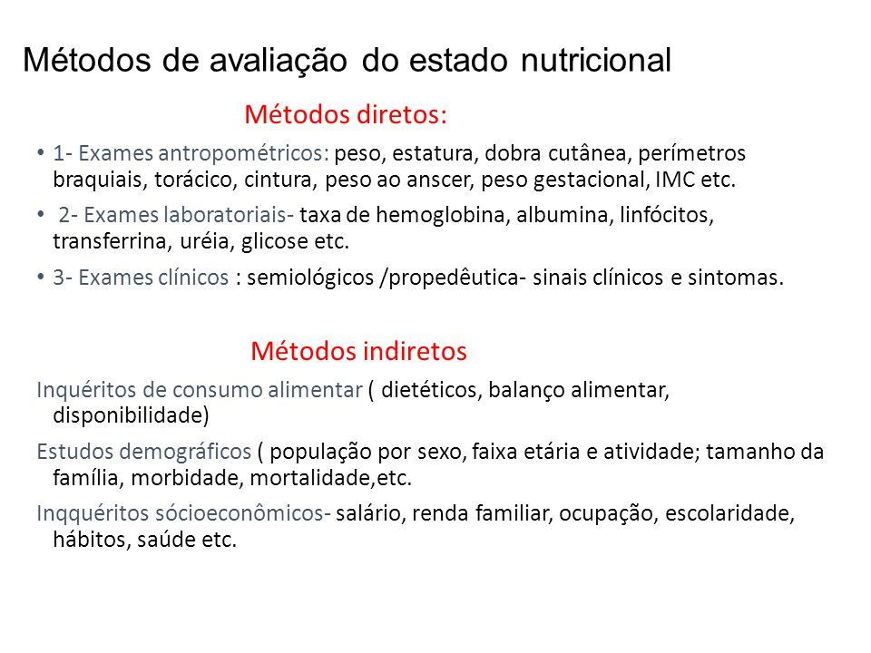 Diagn Stico Nutricional Estado Nutricional Condi O De Sa De Do