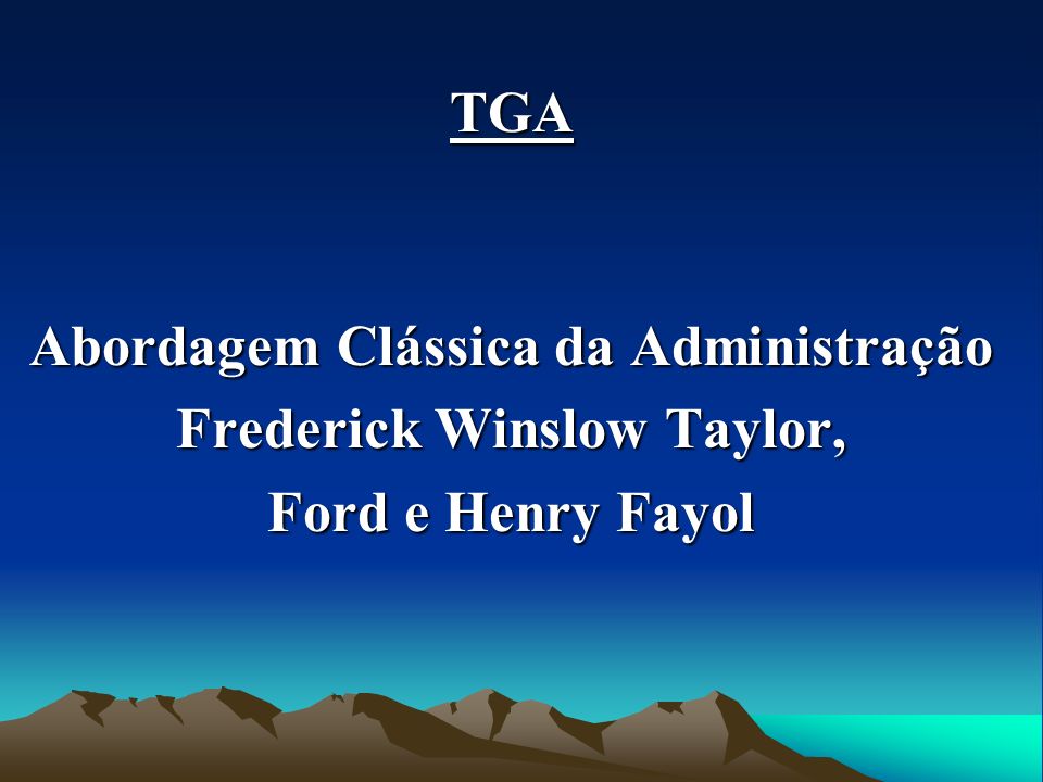 Frederick winslow taylor henry ford #5