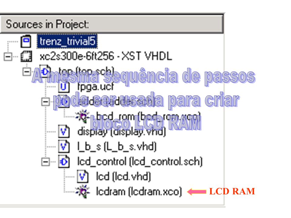 LCD RAM