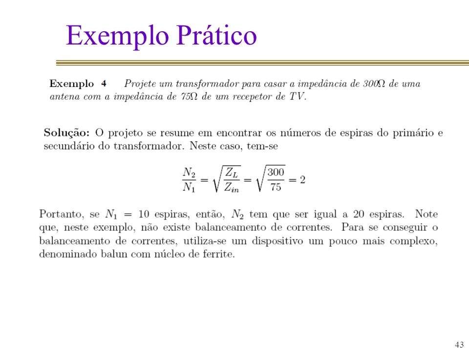 Exemplo Prático 43