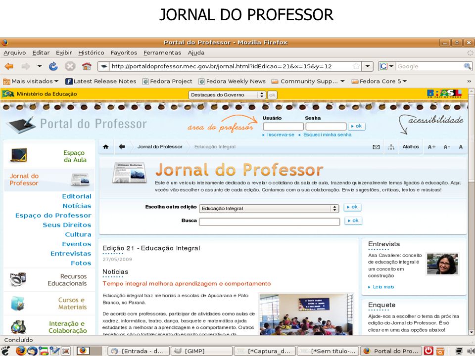 JORNAL DO PROFESSOR