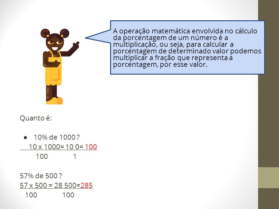 COMO CALCULAR O ACRÉSCIMO 7º ano