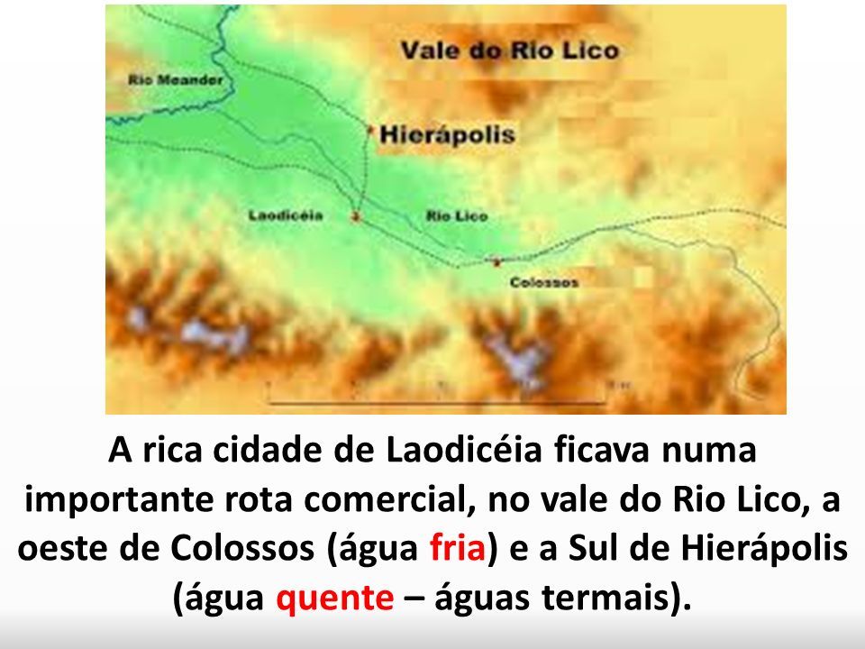 Ruinas da Cidade de Laodicéia, Frígia. Hoje próximo da cidade de ...