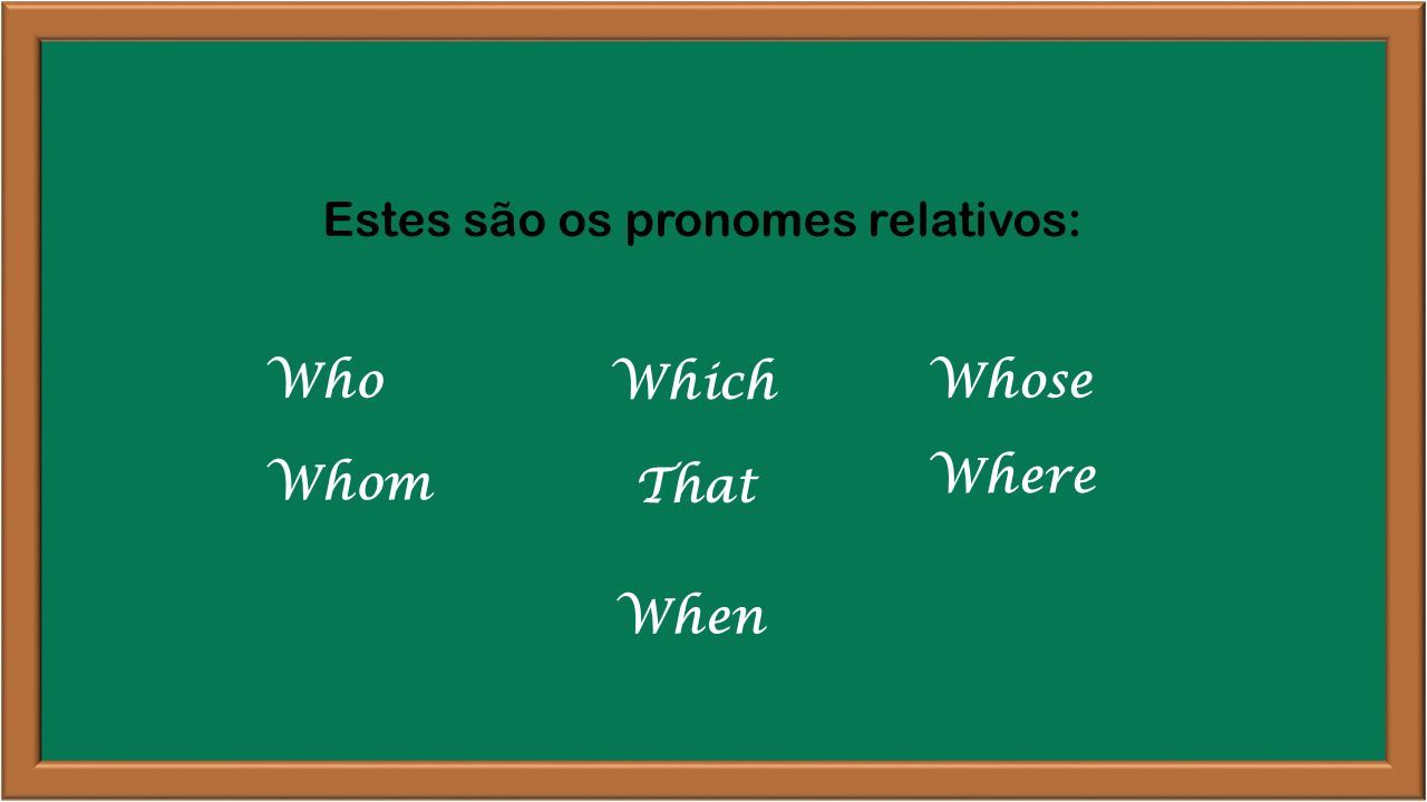 Pronome Relativo exercise