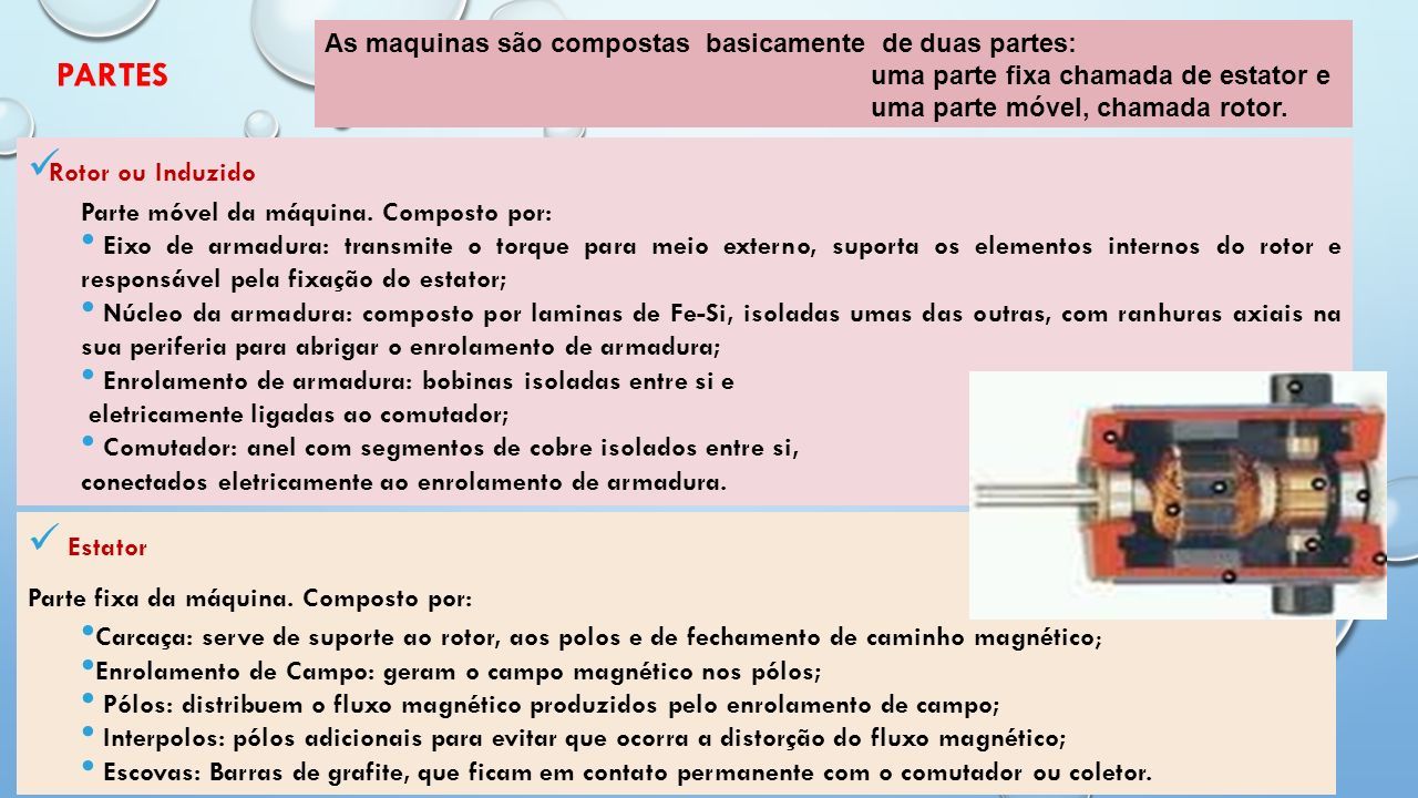 PPT - MOTORES DE INDUÇÃO 1- INTRODUÇÃO ÀS MÁQUINAS ELÉTRICAS PowerPoint  Presentation - ID:4607702