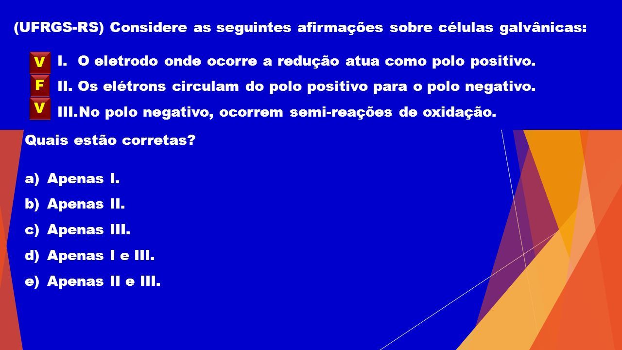 OxidaÇÃo E ReduÇÃo EletroquÍmica OxidaÇÃo E ReduÇÃo EletroquÍmica