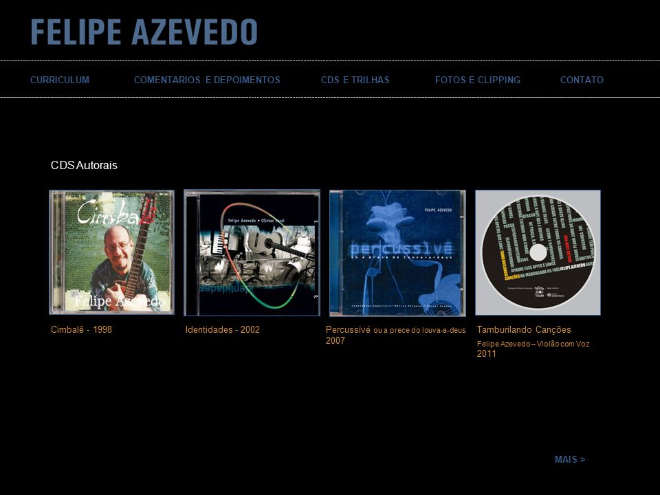 Tamburilando Canções  Álbum de Felipe Azevedo 