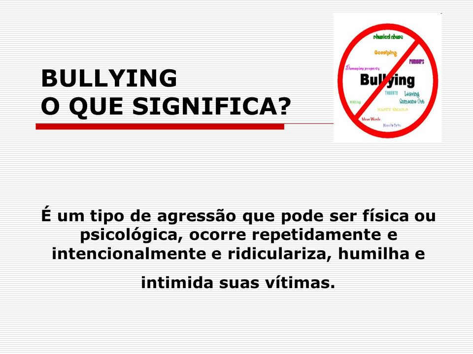 Bullying na Escola.ppt