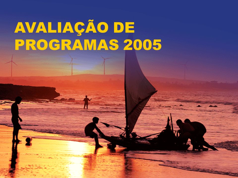 AVALIAÇÃO DE PROGRAMAS 2005