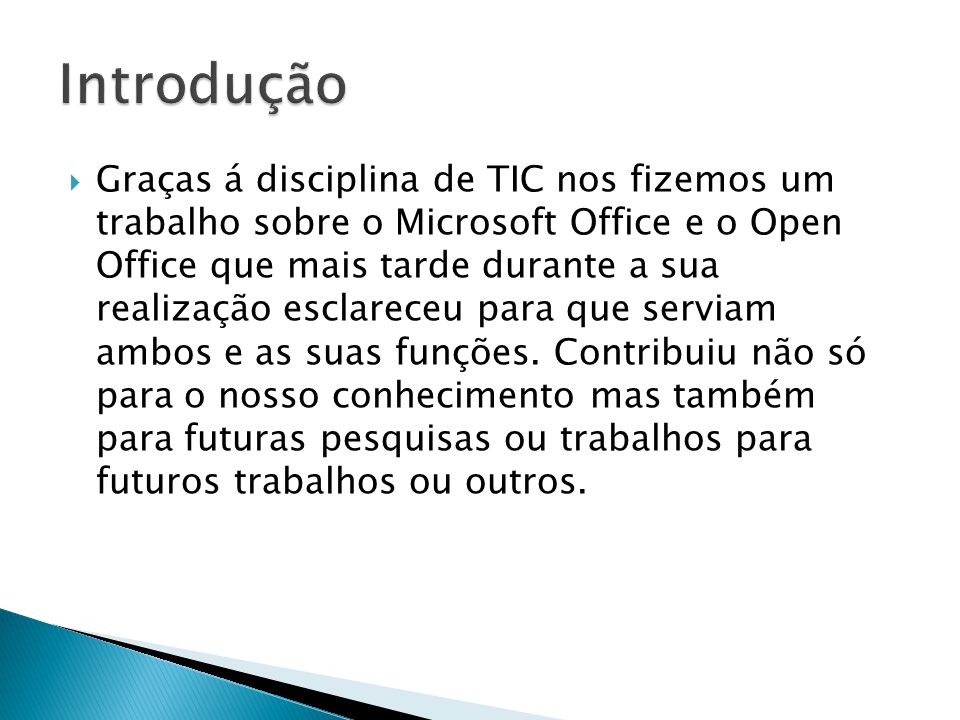 1- Microsoft vs Open Office 1- Microsoft vs Open Office  2-Índice 2-Índice   3- Introdução 3- Introdução  4- Definição de software de produtividade.  - ppt carregar