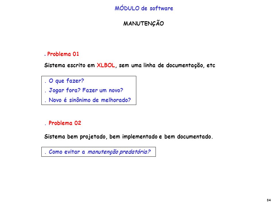 O Que E Um Bom Modulo De Software Aquele Que Atende As Modificacoes Modulo De Software Para Pe Custo Minimo Seguranca Maxima Ppt Carregar