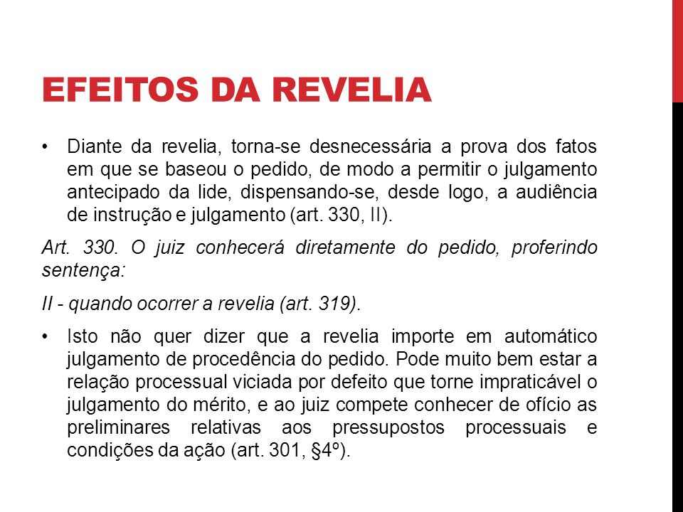 REVELIA UNIC – UNIVERSIDADE DE CUIABÁ PROF. EDUARDO RAMSAY DE LACERDA. -  ppt carregar