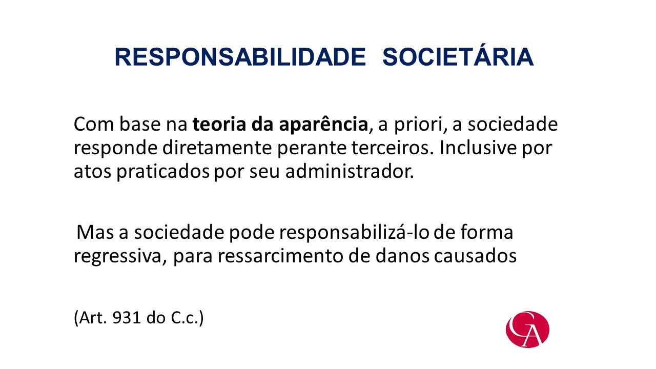 Responsabilidade Do Administrador De Sociedade Abril De Ppt Carregar 4138