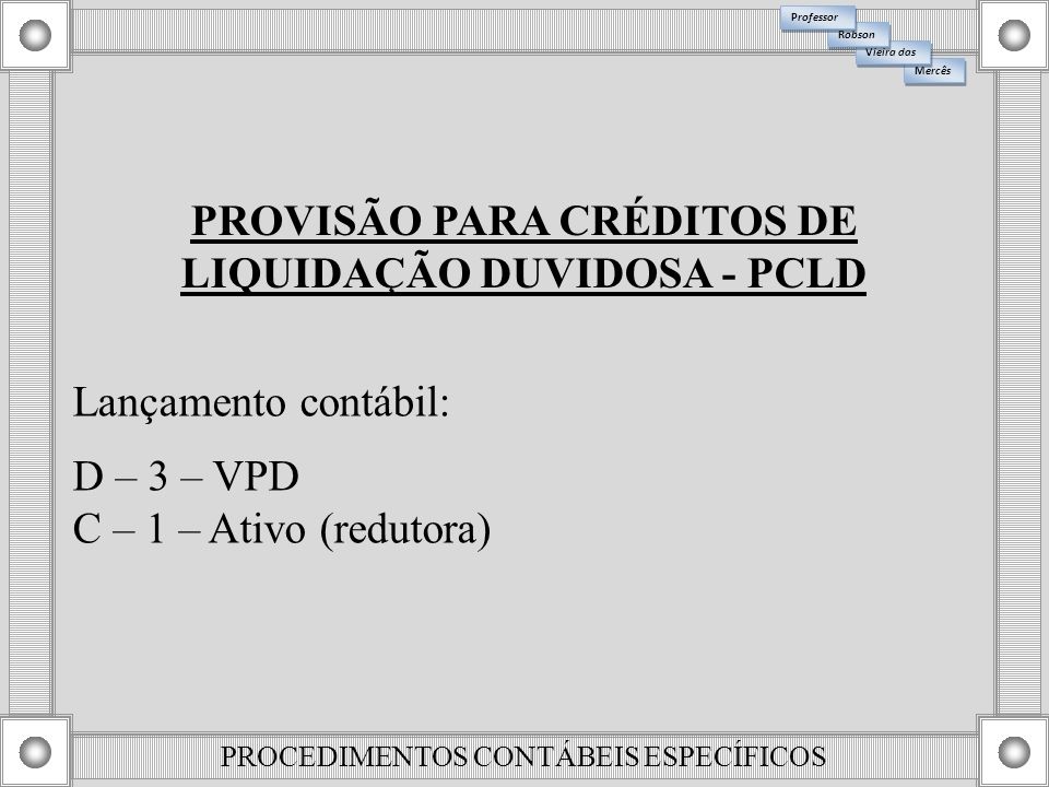 Estorno de pcld