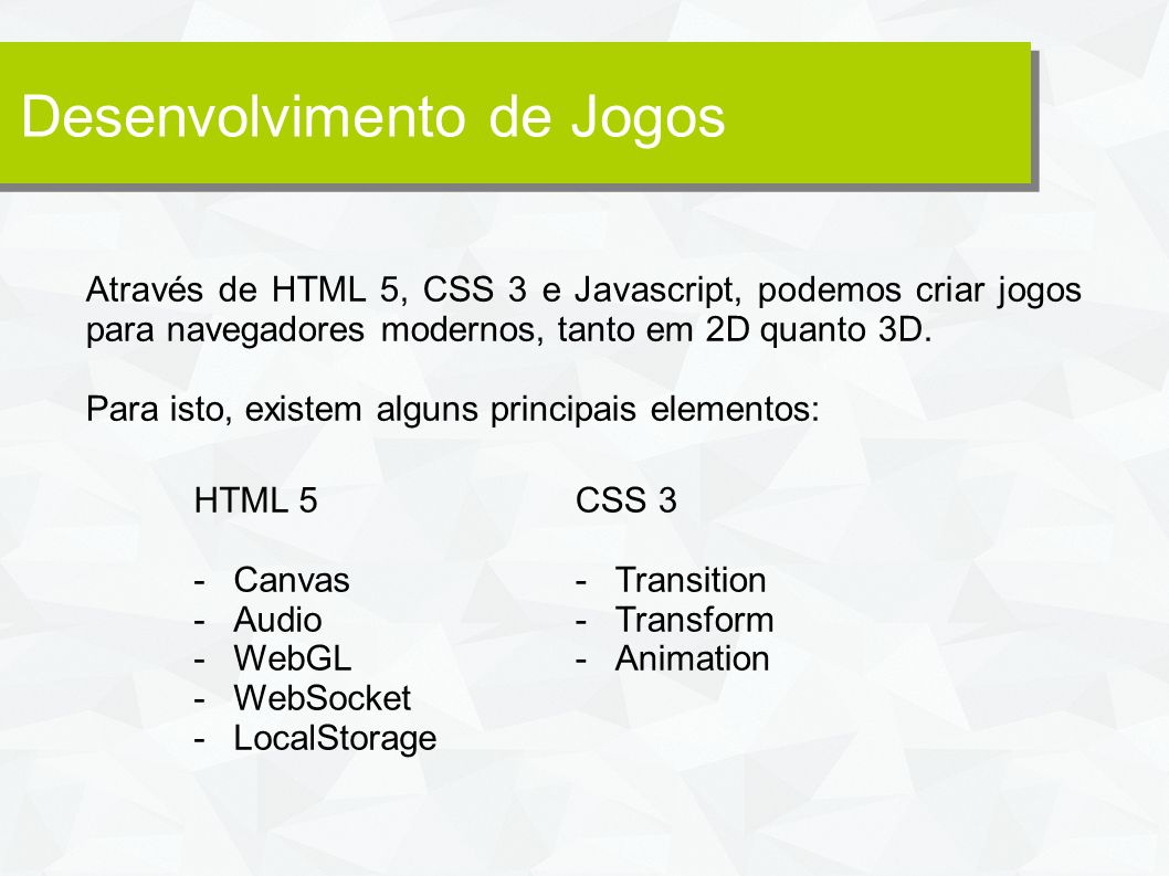 Introdução ao Desenvolvimento de Jogos Introdução ao Desenvolvimento de ...