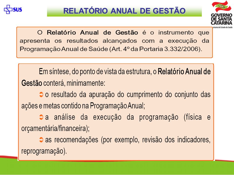 RELATÓRIO ANUAL DE GESTÃO