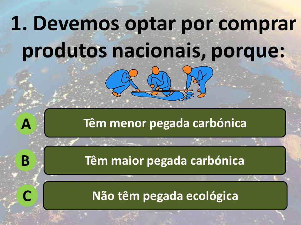 ECO QUIZ Consumo Sustentável Nível II – 2º e 3º ciclos. - ppt carregar