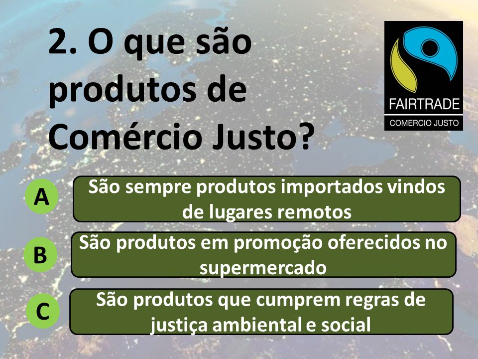 ECO QUIZ Consumo Sustentável Nível II – 2º e 3º ciclos. - ppt carregar