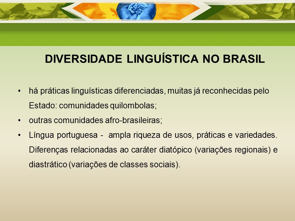 O Que é Diversidade Na Lingua Portuguesa
