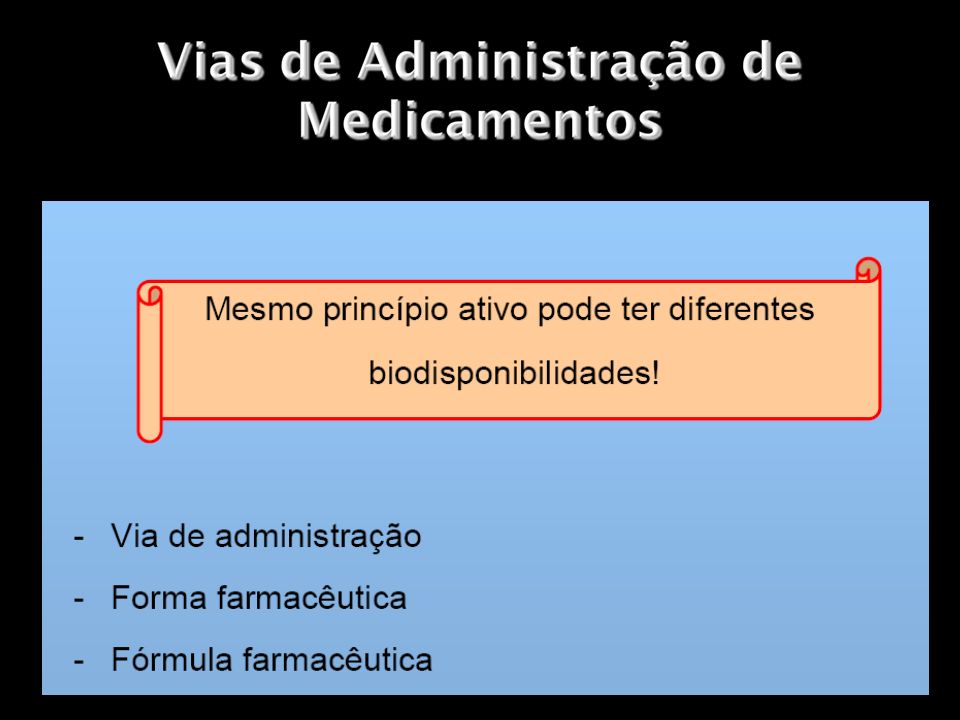 Farmacologia Geral Pratica I Formas Farmaceuticas Ppt Carregar