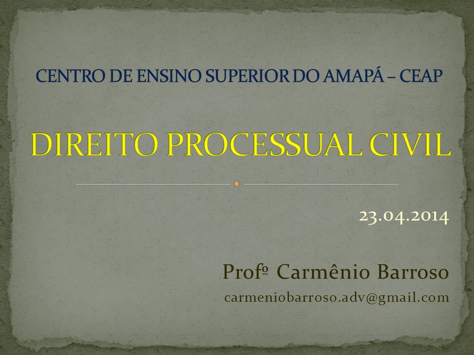 Profº Carmênio Barroso