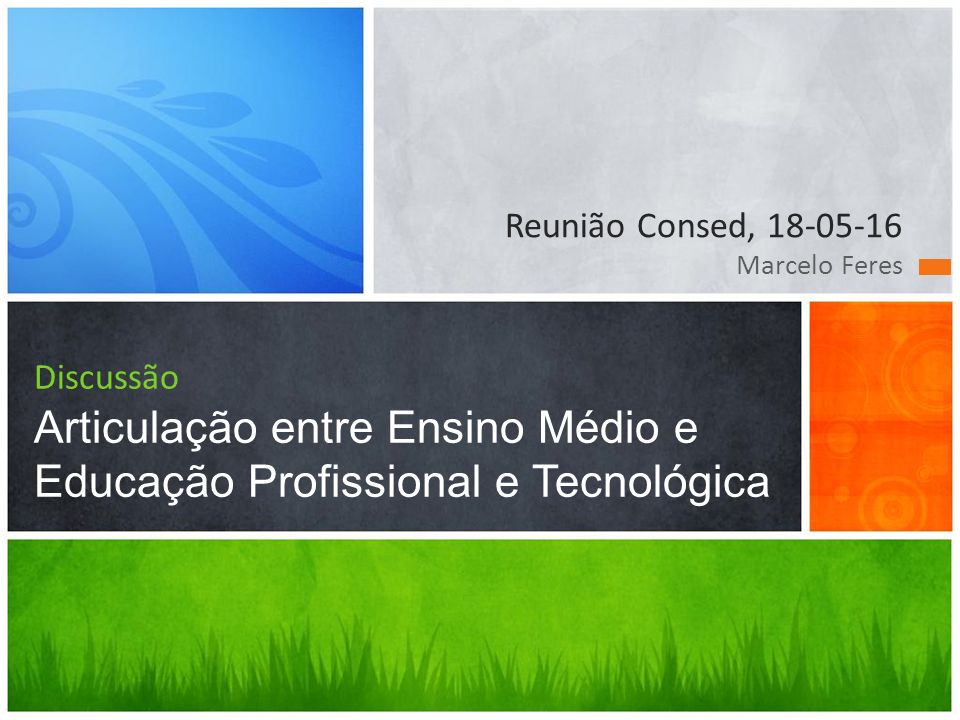 Reunião Consed, Marcelo Feres Discussão Articulação entre Ensino Médio e Educação Profissional e Tecnológica