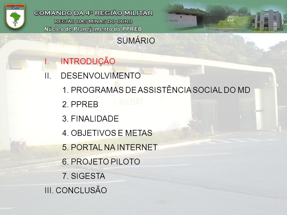 Comando da 4ª Região Militar (Cmdo 4ª RM) - Exército Brasileiro