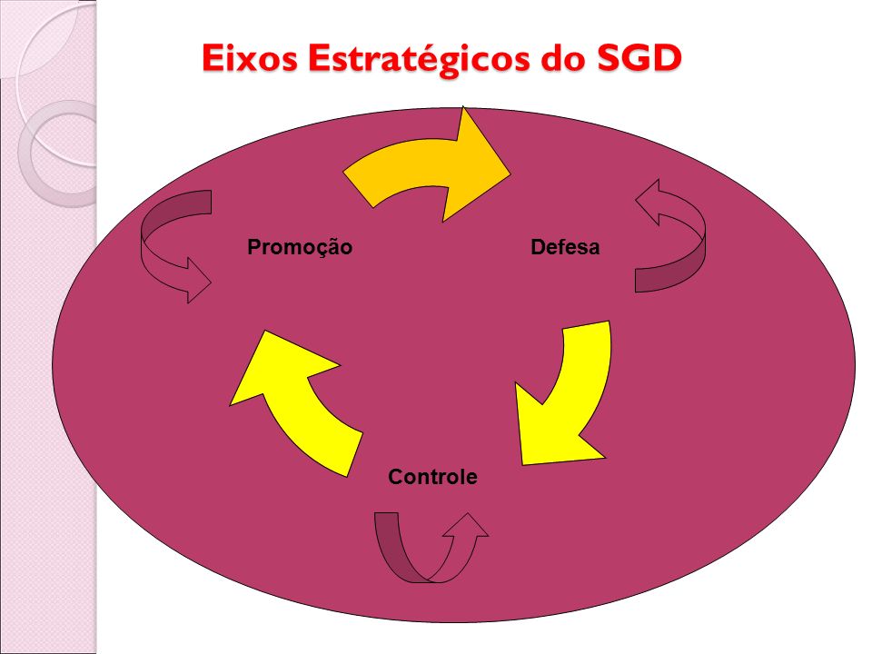 Defesa Controle Promoção Eixos Estratégicos do SGD Eixos Estratégicos do SGD