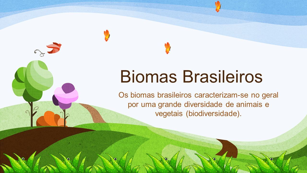 Biomas Brasileiros Os biomas brasileiros caracterizam-se no geral por uma grande diversidade de animais e vegetais (biodiversidade).