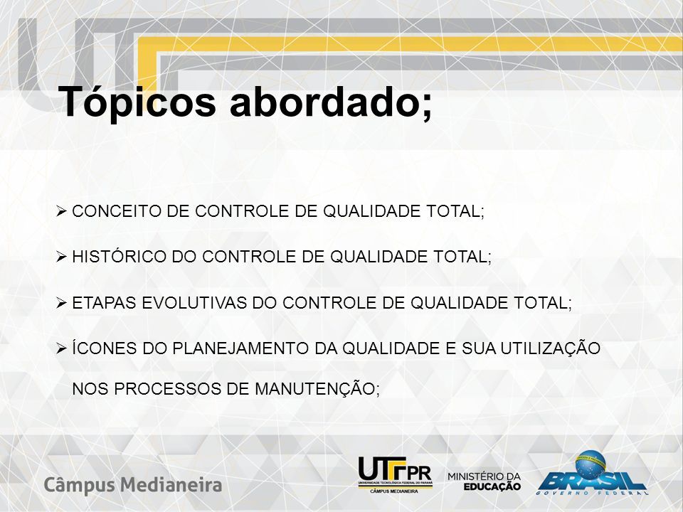 Questões de Qualidade para Utilizações Finais - ppt carregar