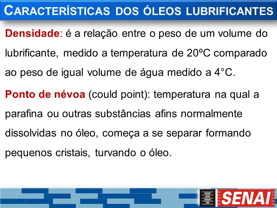 O Que é Densidade Do Oleo Lubrificante O Que é Densidade Do Oleo Lubrificante